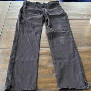 NYDJ Straight curves 360 ankle jeans in black size 8